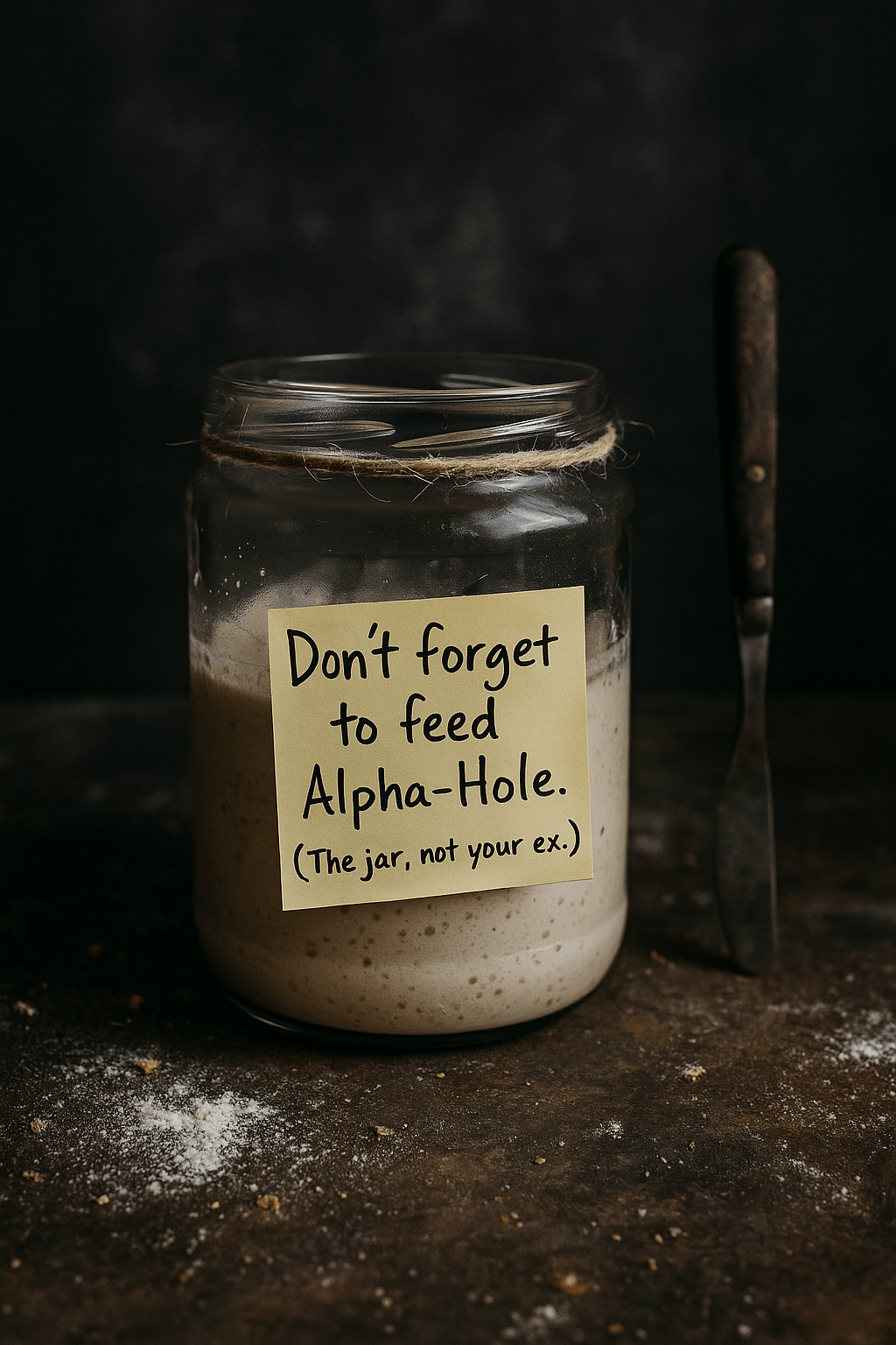 Why I Named My Starter&nbsp;Alpha-Hole