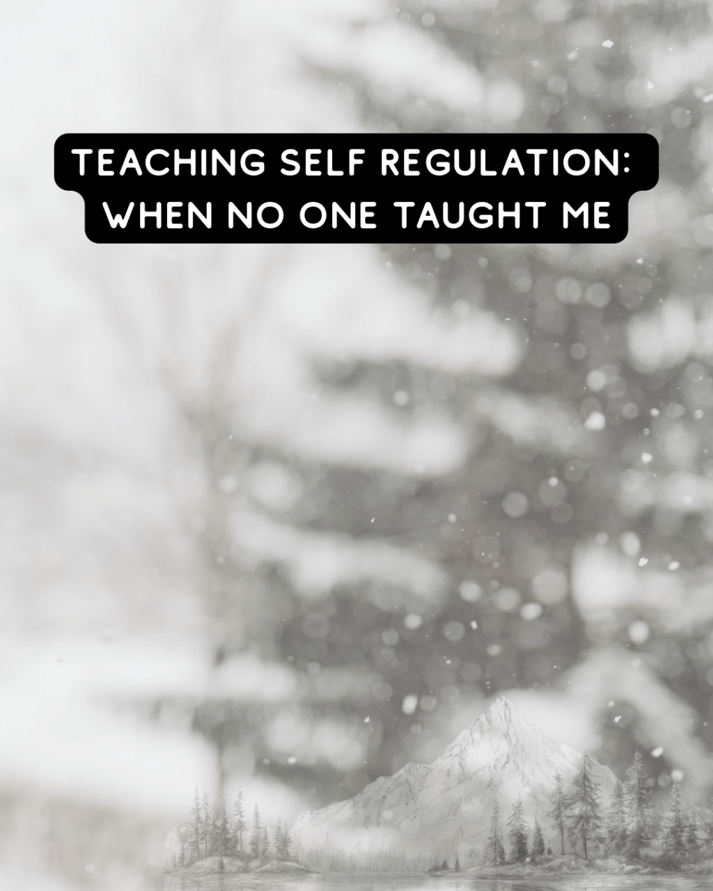 Teaching Self-Regulation When No One Taught&nbsp;Me